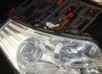 奔腾B70单光透镜加装变光装置进化成双光,欧卡改装网,汽车改装