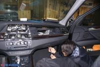宝马X5 美规版原车屏幕升级GPS导航,欧卡改装网,汽车改装