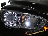 英菲尼迪QX70改氙气大灯 LED天使眼日行灯,欧卡改装网,汽车改装
