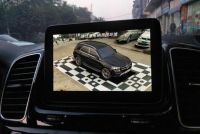 广州19款全新奔驰GLS450改装3D全景影像系统案例,欧卡改装网,汽车改装