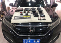 镇江本田URV汽车音响改装美国JBL GTO600C套装两分频喇叭,欧卡改装网,汽车改装