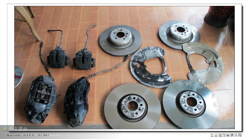 欧卡改装网,改装案例,宝马X6改装原装轮圈和原装刹车