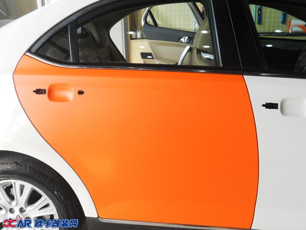 欧卡改装网,改装案例,荣威550全车改色贴膜