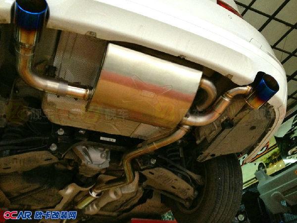 欧卡改装网,改装案例,BMW F30/320 ASPEC 双边单出排气改装