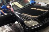 老车换新颜 奔驰S350 W220钣喷翻新作业,欧卡改装网,汽车改装