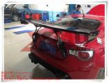 丰田GT86BRZ改装碳纤维WRC款大尾翼碳纤打孔定风翼大小包围,欧卡改装网,汽车改装
