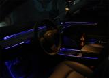 杭州汽车改装 特斯拉Model3改装64色氛围灯,欧卡改装网,汽车改装