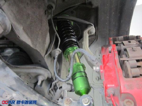欧卡改装网,改装案例,丰田锐志改装台湾BF6复筒式绞牙避震器